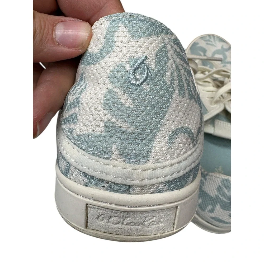 Olukai Pehuea Li Sneakers Island Floral Mesh‎ Vacation Resort Tropical 10